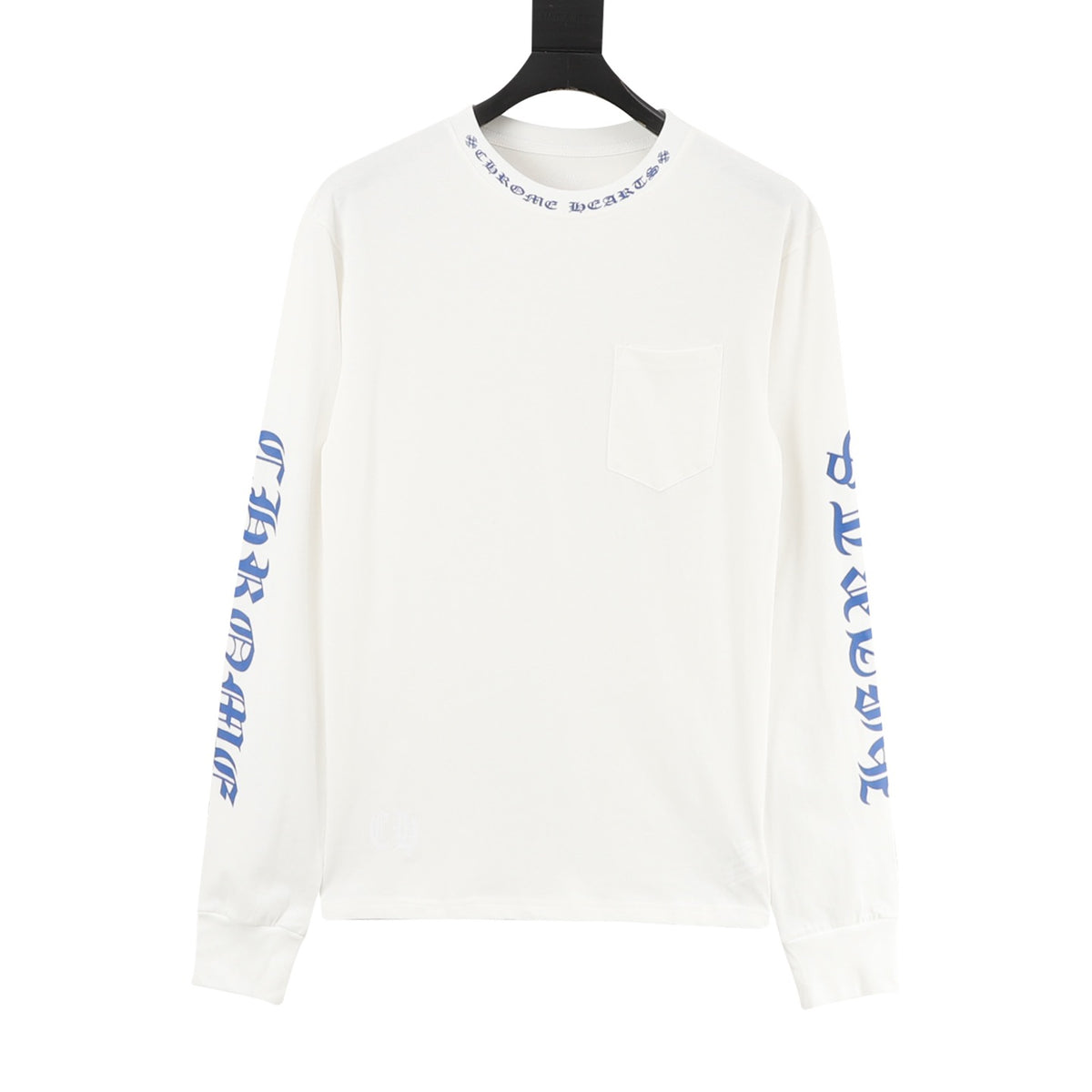 Chrome Hearts Gothic Script Print Long-Sleeve T-Shirt front view