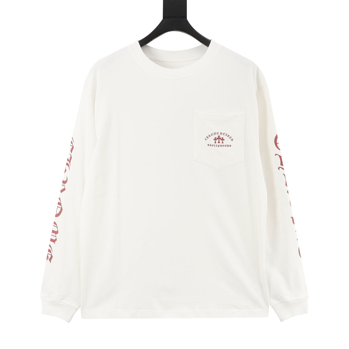 Chrome Hearts Pocket Cross Print Long-Sleeve T-Shirt front view