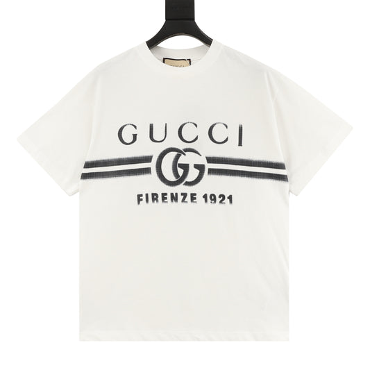 Gucci Gradient Belt Print T-Shirt front view