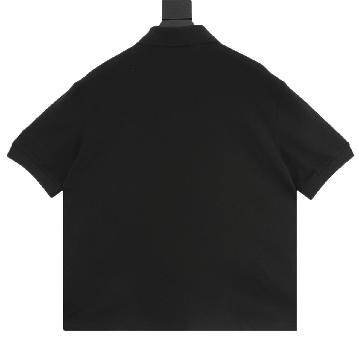 Louis Vuitton Damier Embroidered Pearl-Button Polo - White back view