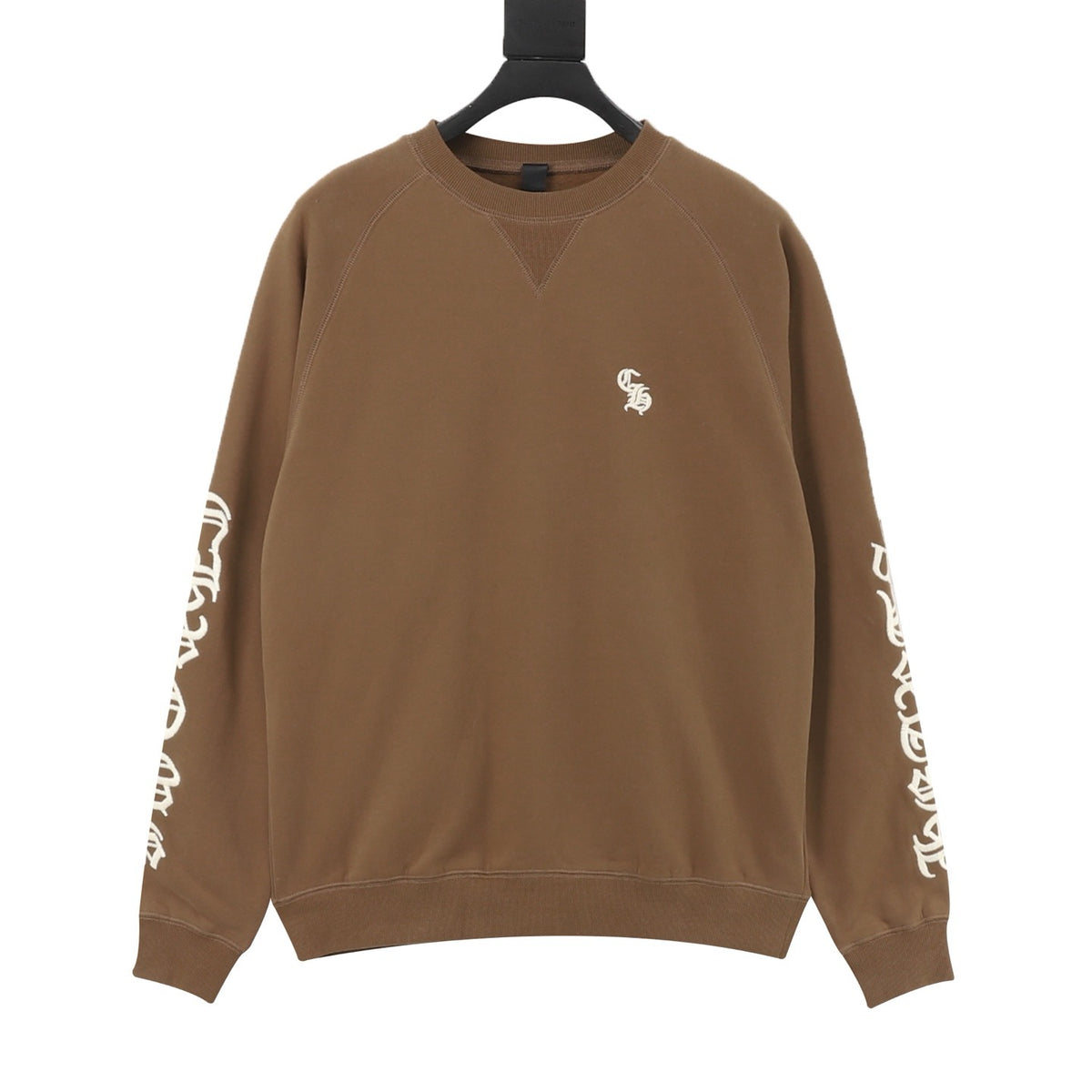 Chrome Hearts Gothic Script Embroidered Crewneck Sweatshirt front view