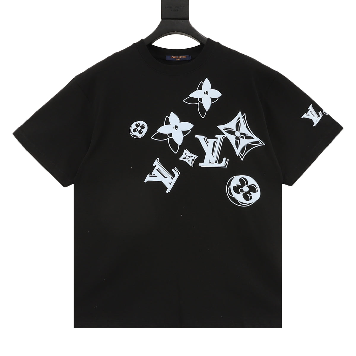 Louis Vuitton Shadow Multi-Logo Print T-Shirt front view