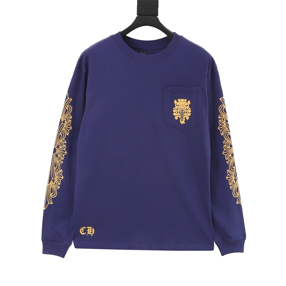 Chrome Hearts Dagger Print Long-Sleeve T-Shirt front view