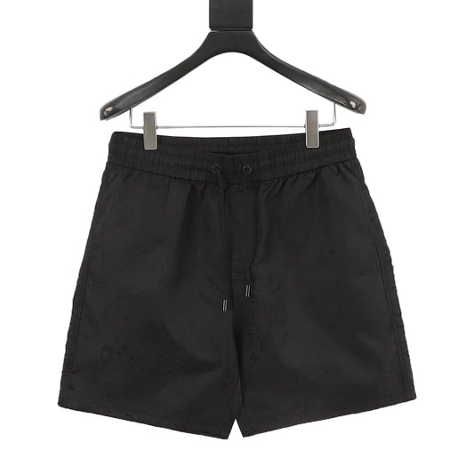 Louis Vuitton Tonal Monogram Nylon Shorts front view