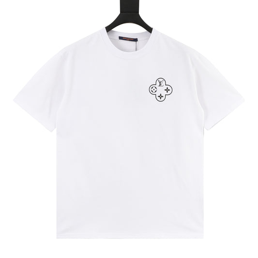 Louis Vuitton Chain Letter Logo Print T-Shirt front view