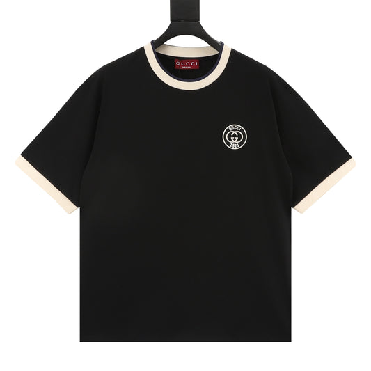 Gucci 1921 Double G Embroidered T-Shirt front view