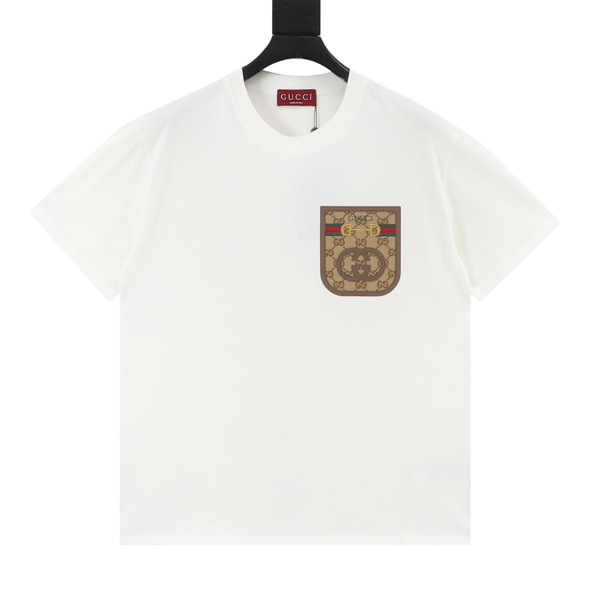 Gucci Monogram Pocket Applique T-Shirt front view