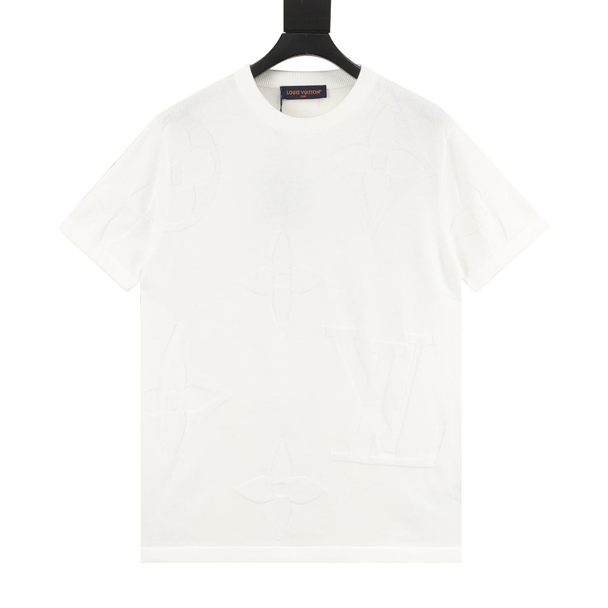 Louis Vuitton Tonal Monogram Jacquard Knit T-Shirt front view