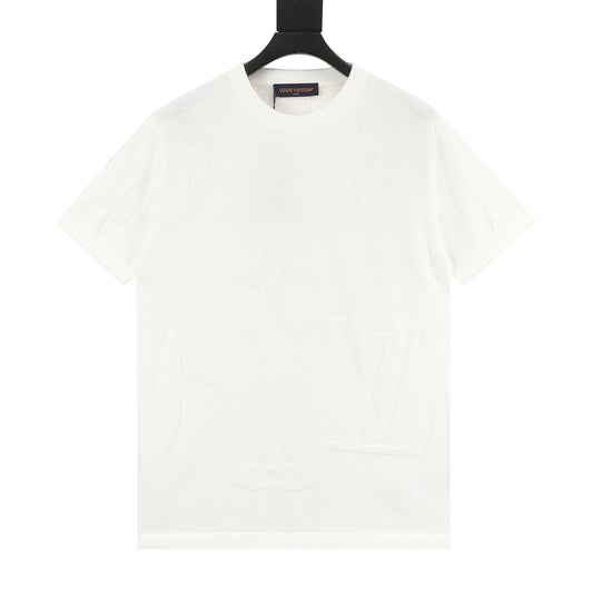 Louis Vuitton Tonal Monogram Jacquard Knit T-Shirt front view