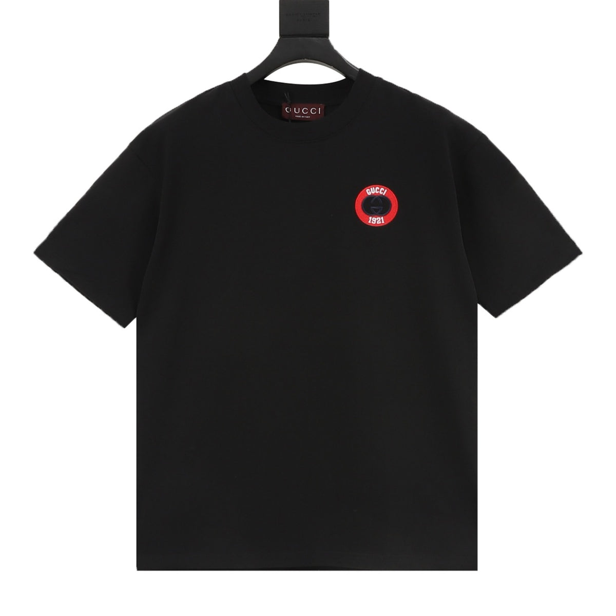 Gucci 1921 Logo Embroidered T-Shirt front view