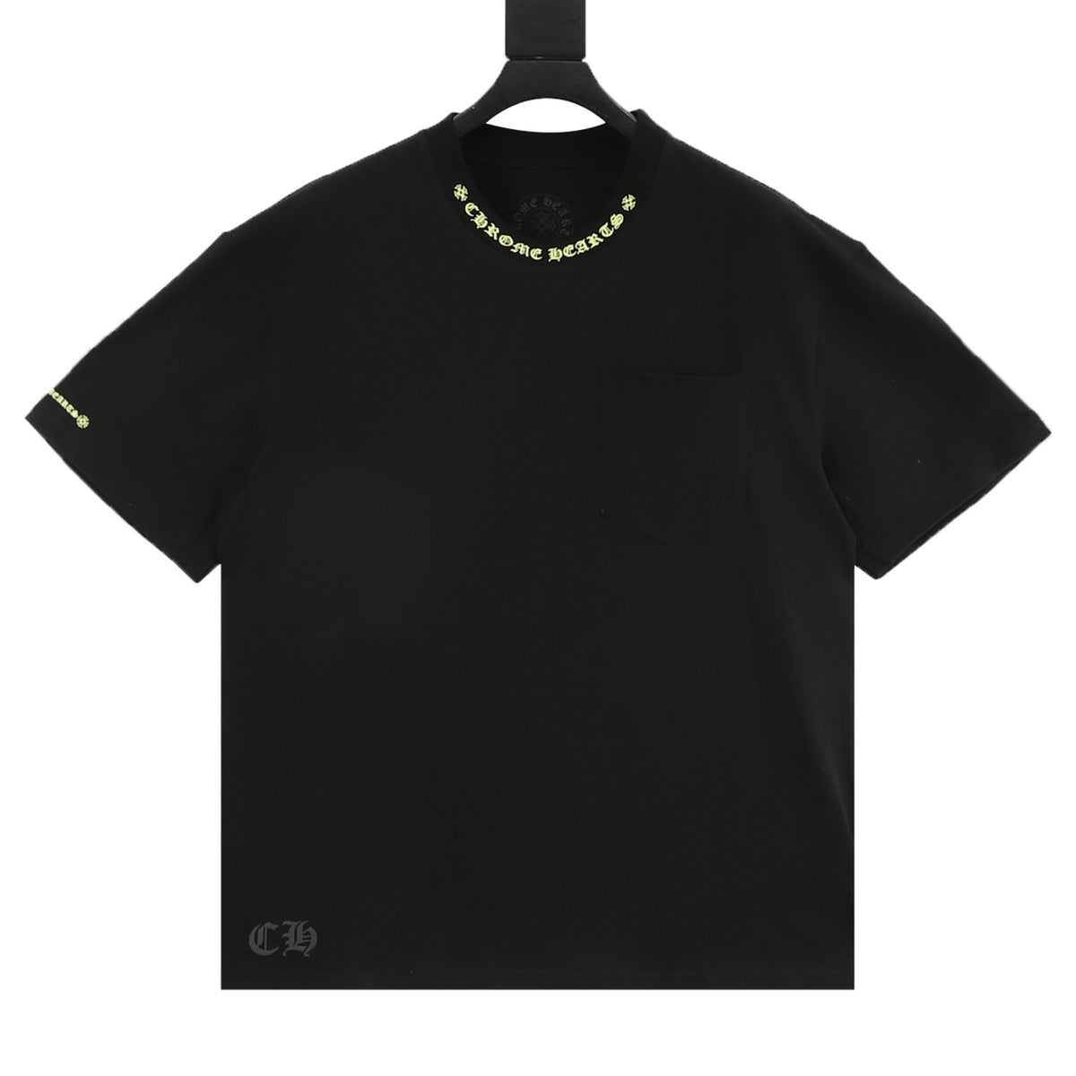 Chrome Hearts Collar Logo Print T-Shirt front view