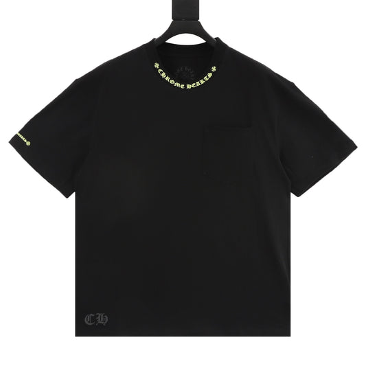 Chrome Hearts Collar Logo Print T-Shirt front view