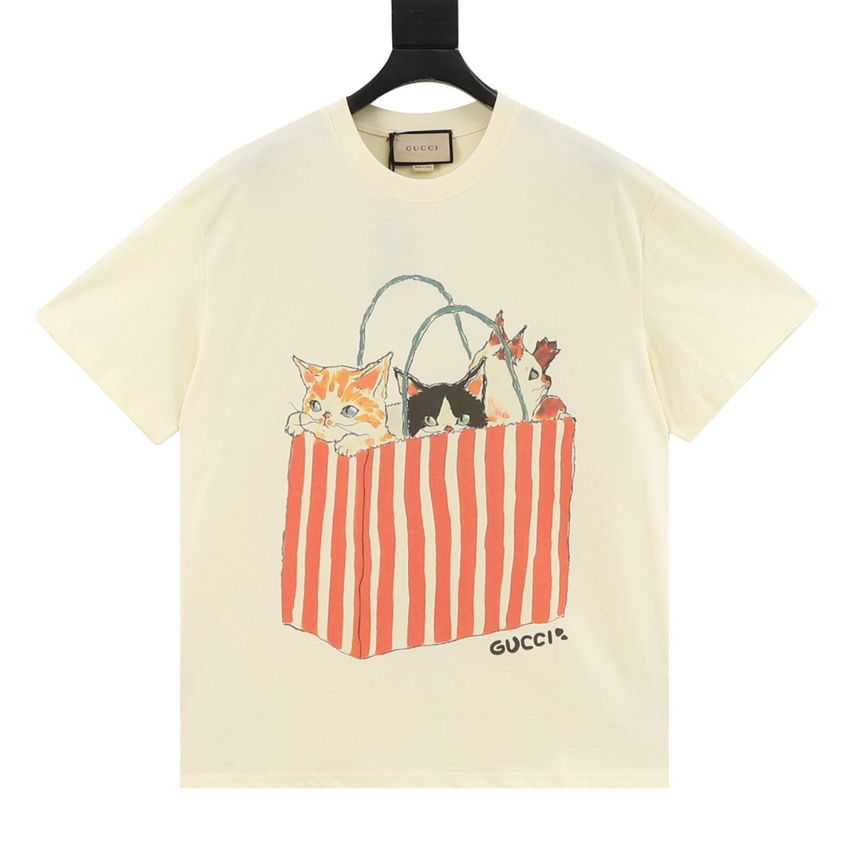 Gucci Playful Cartoon Print T-Shirt front view
