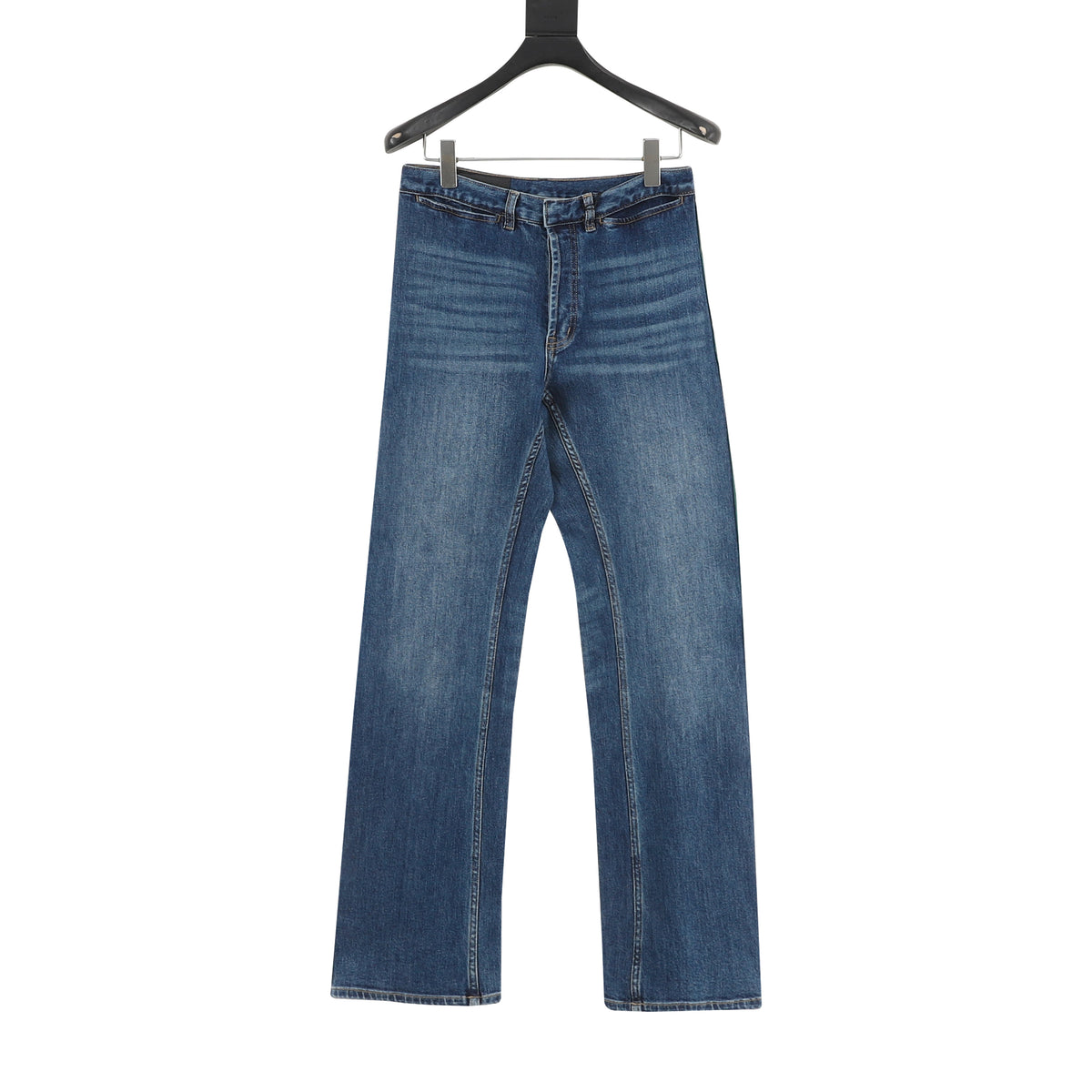 Gucci Web-Stripe Slim Straight Jeans front view