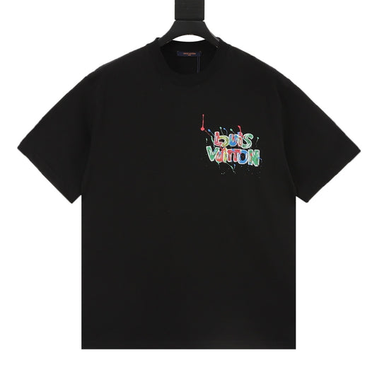 Louis Vuitton Letter Graffiti T-Shirt front view