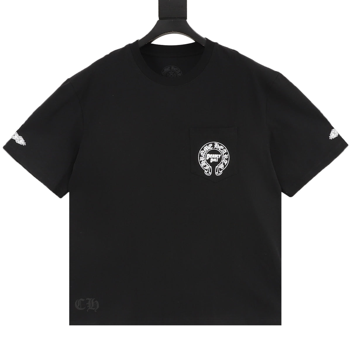 Chrome Hearts Woman and Horseshoe Print T-Shirt front view