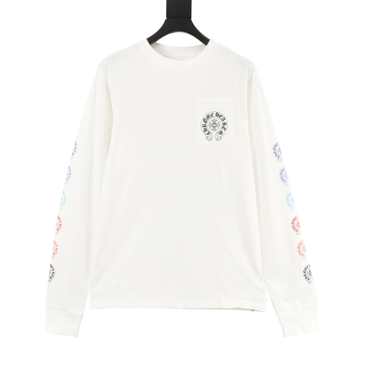 Chrome Hearts Rainbow Graphic Long-Sleeve T-Shirt front view