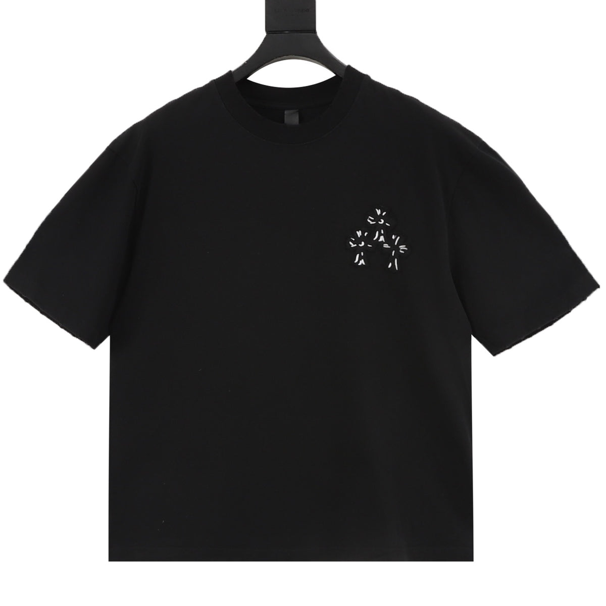 Chrome Hearts Horseshoe Cross Patch T-Shirt front view