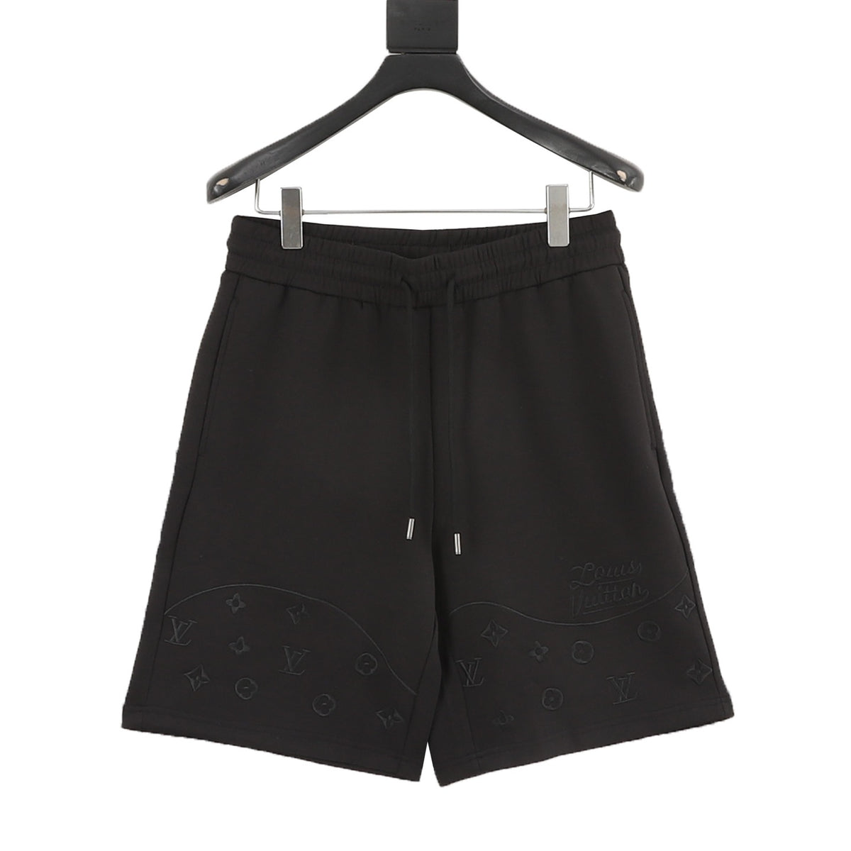 Louis Vuitton Tonal Half-Monogram Embroidered Shorts front view