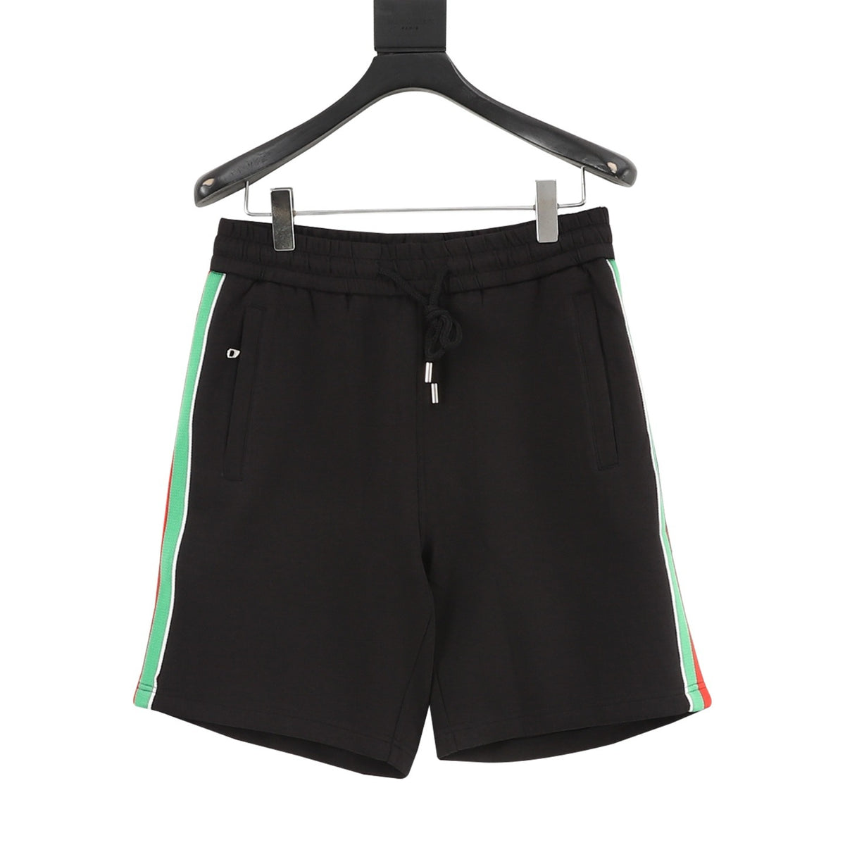 Gucci Web-Stripe Double G Embroidered Sport Shorts front view