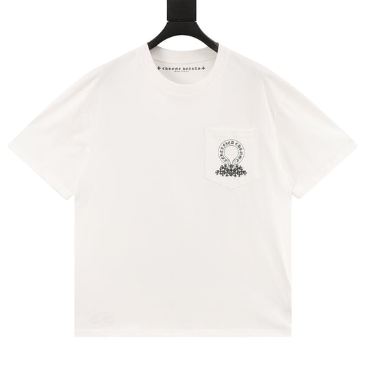 Chrome Hearts Horseshoe Multi-Cross Print T-Shirt front view