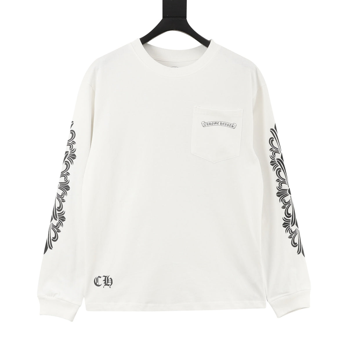 Chrome Hearts Dagger Print Long-Sleeve T-Shirt front view