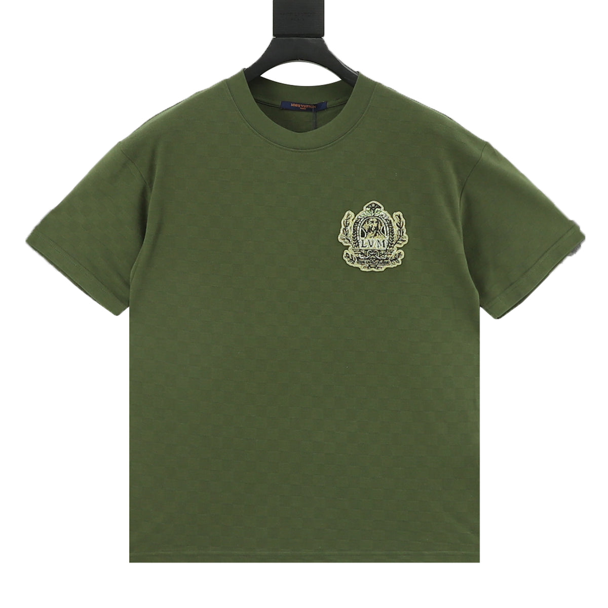 Louis Vuitton Embroidered Badge Damier T-Shirt front view
