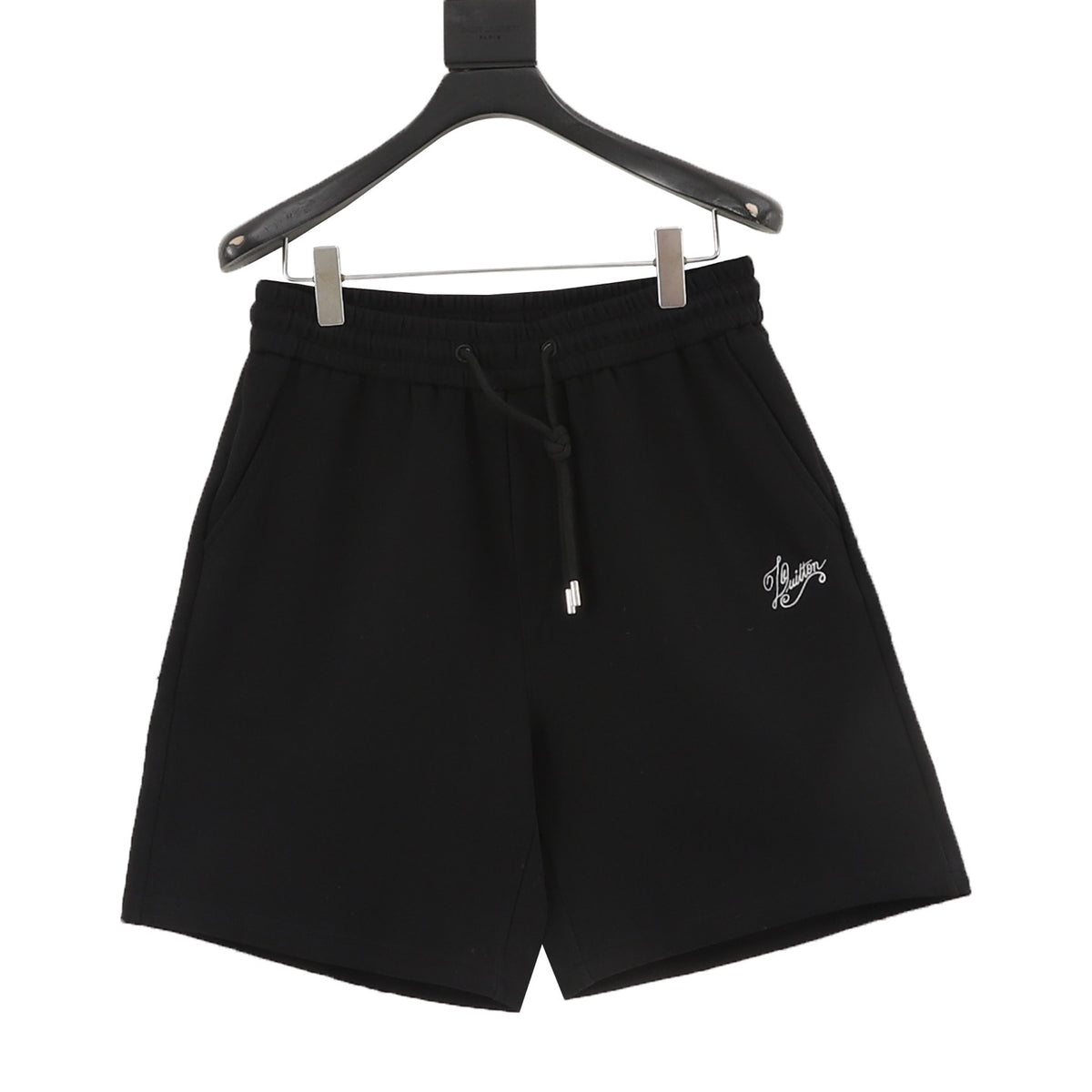 Louis Vuitton Signature Letter Embroidered Shorts front view