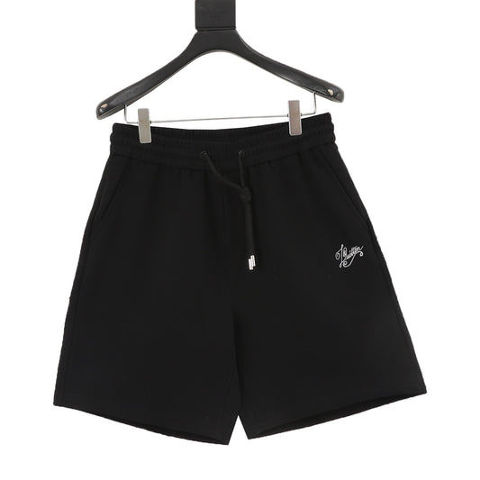 Louis Vuitton Signature Letter Embroidered Shorts front view