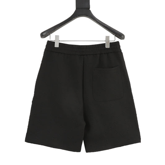 Louis Vuitton Embroidered Monogram Embossed Shorts front view
