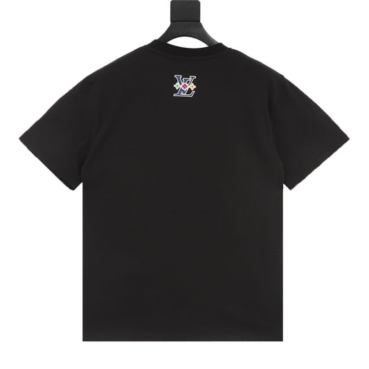 Louis Vuitton Hand-Sign Logo Print T-Shirt - White back view