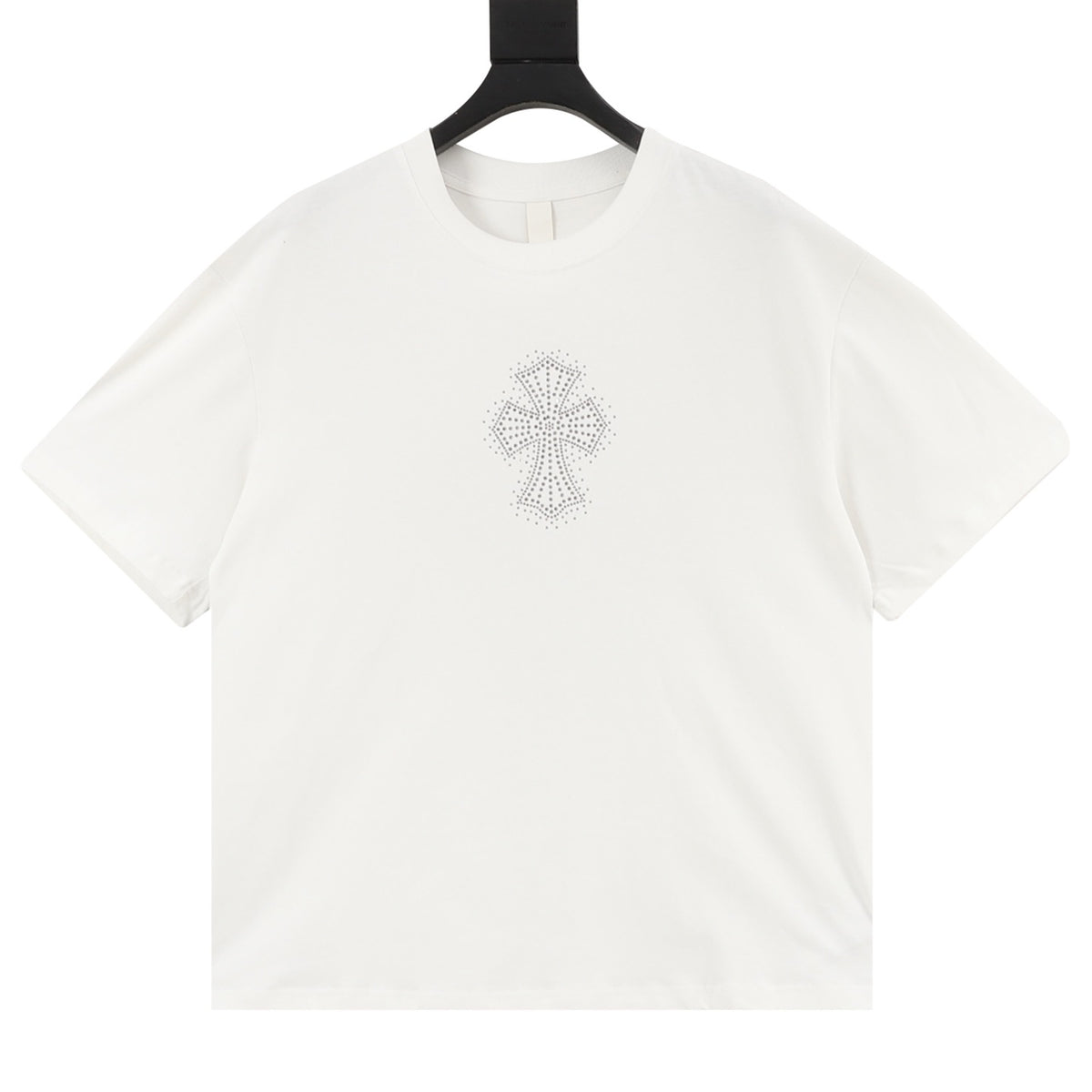 Chrome Hearts Rhinestone Cross T-Shirt front view