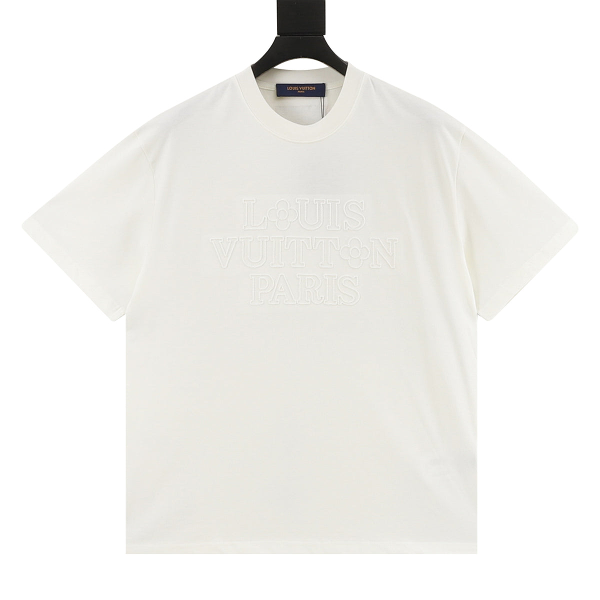 Louis Vuitton Arch Slogan Embroidered T-Shirt front view