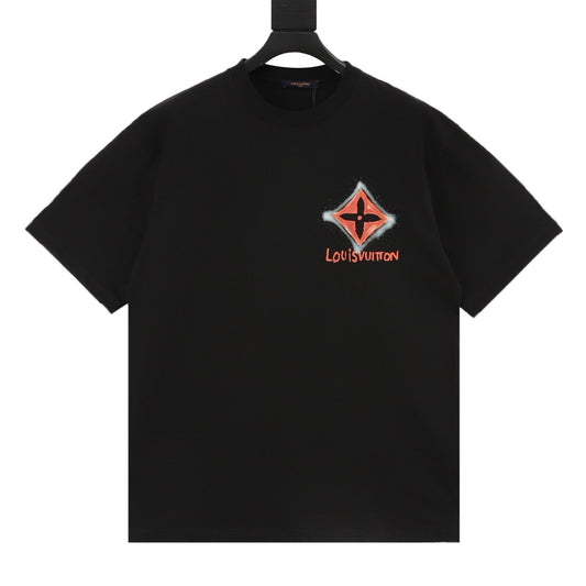 Louis Vuitton Clover Letter Graffiti T-Shirt front view