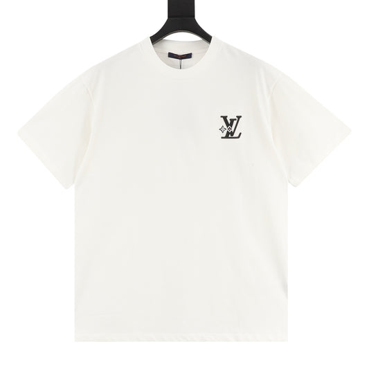 Louis Vuitton Starburst Logo Embroidered T-Shirt front view