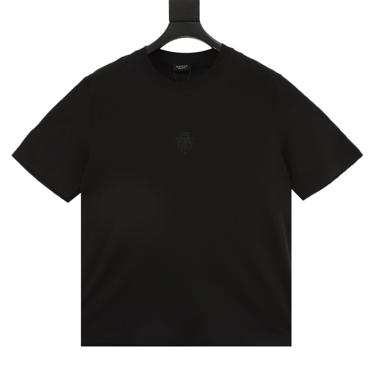 Gucci Crest Embroidered T-Shirt front view