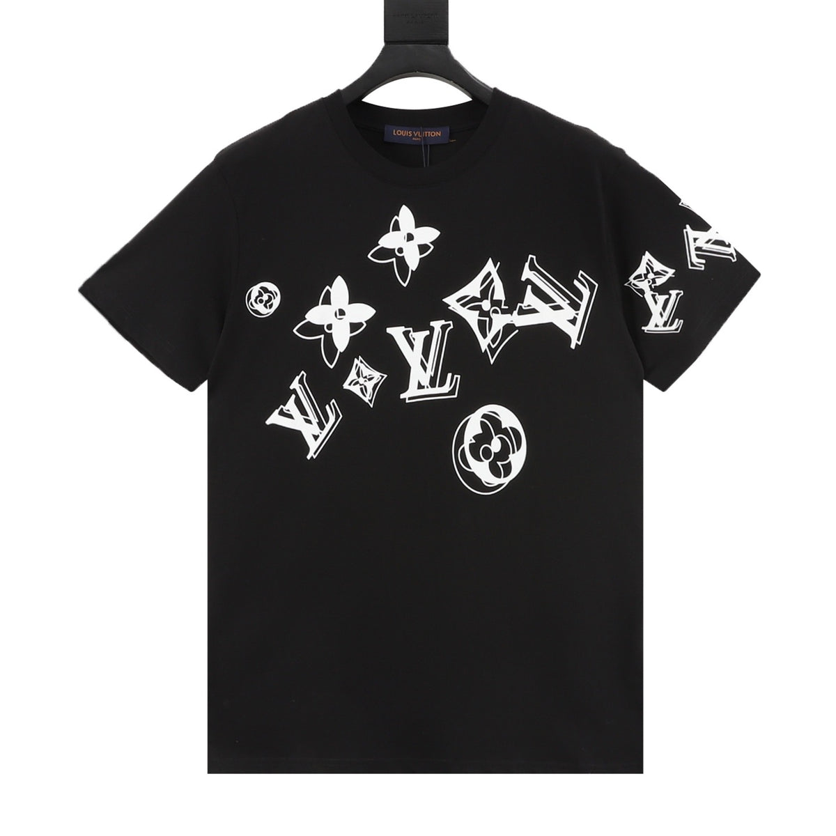 Louis Vuitton Shadow Monogram Print T-Shirt front view