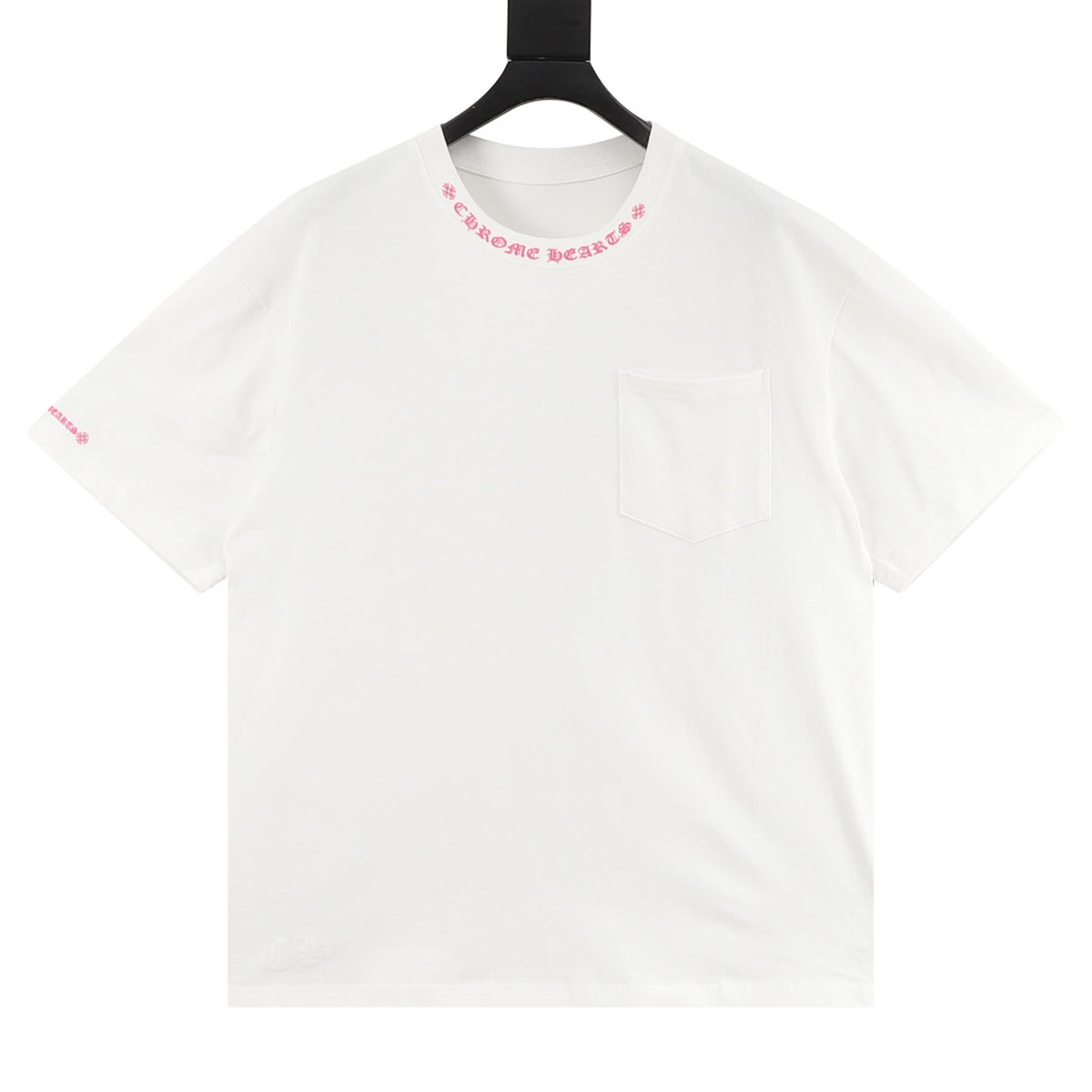 Chrome Hearts Collar Logo Print T-Shirt front view