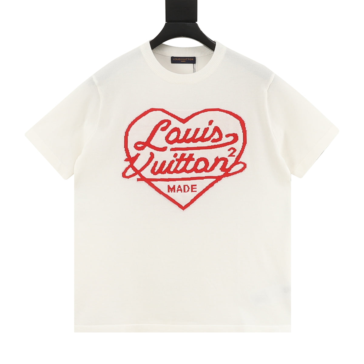 Louis Vuitton Heart Jacquard Knit T-Shirt front view