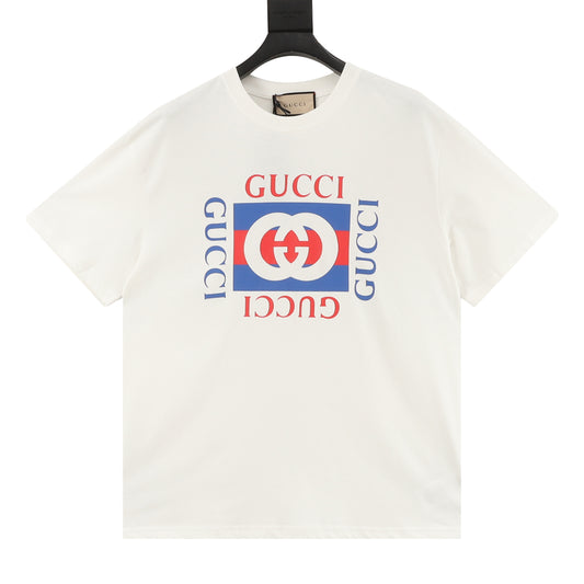 Gucci Square Interlocking G Print T-Shirt front view