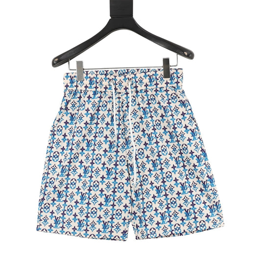 Louis Vuitton All-Over Monogram Print Shorts front view