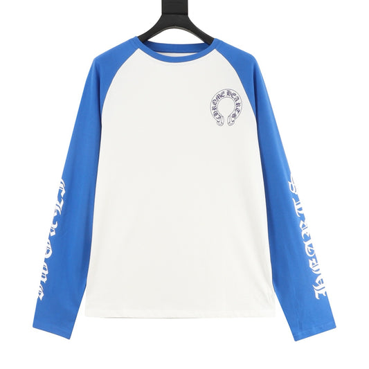 Chrome Hearts Black Label Panel Print Long-Sleeve T-Shirt front view