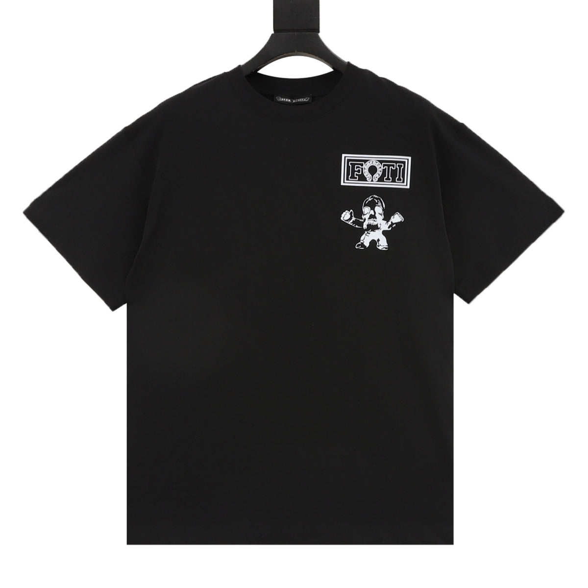 Chrome Hearts Nine-Panel Skull Print T-Shirt front view