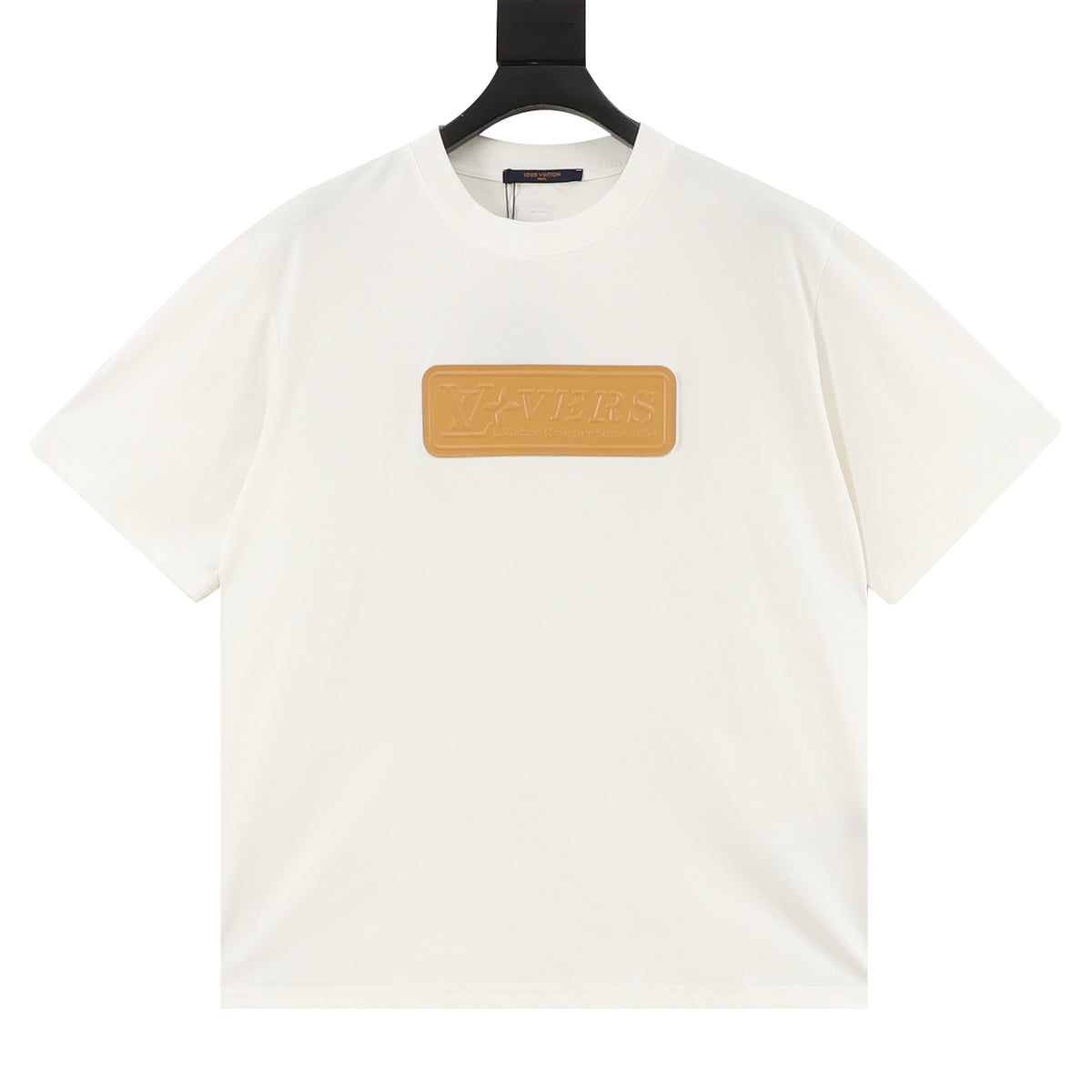 Louis Vuitton Leather Badge T-Shirt front view