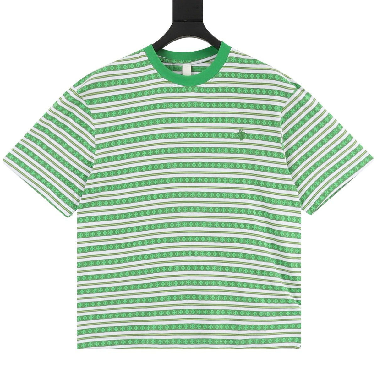 Chrome Hearts Cross Stripe T-Shirt front view