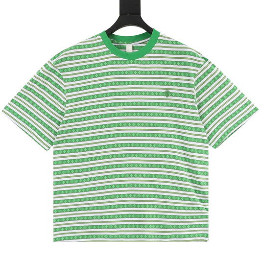 Chrome Hearts Cross Stripe T-Shirt front view