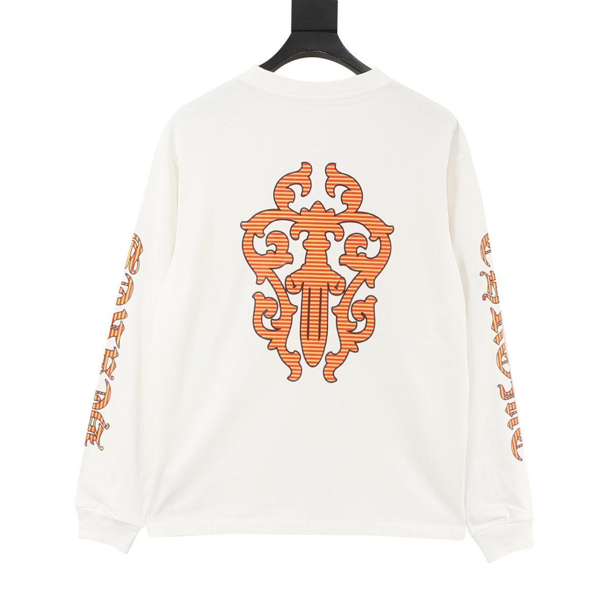 Chrome Hearts Dagger Print Long-Sleeve T-Shirt front view