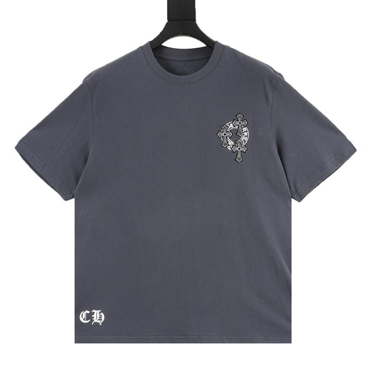 Chrome Hearts Gothic Script Cross T-Shirt front view