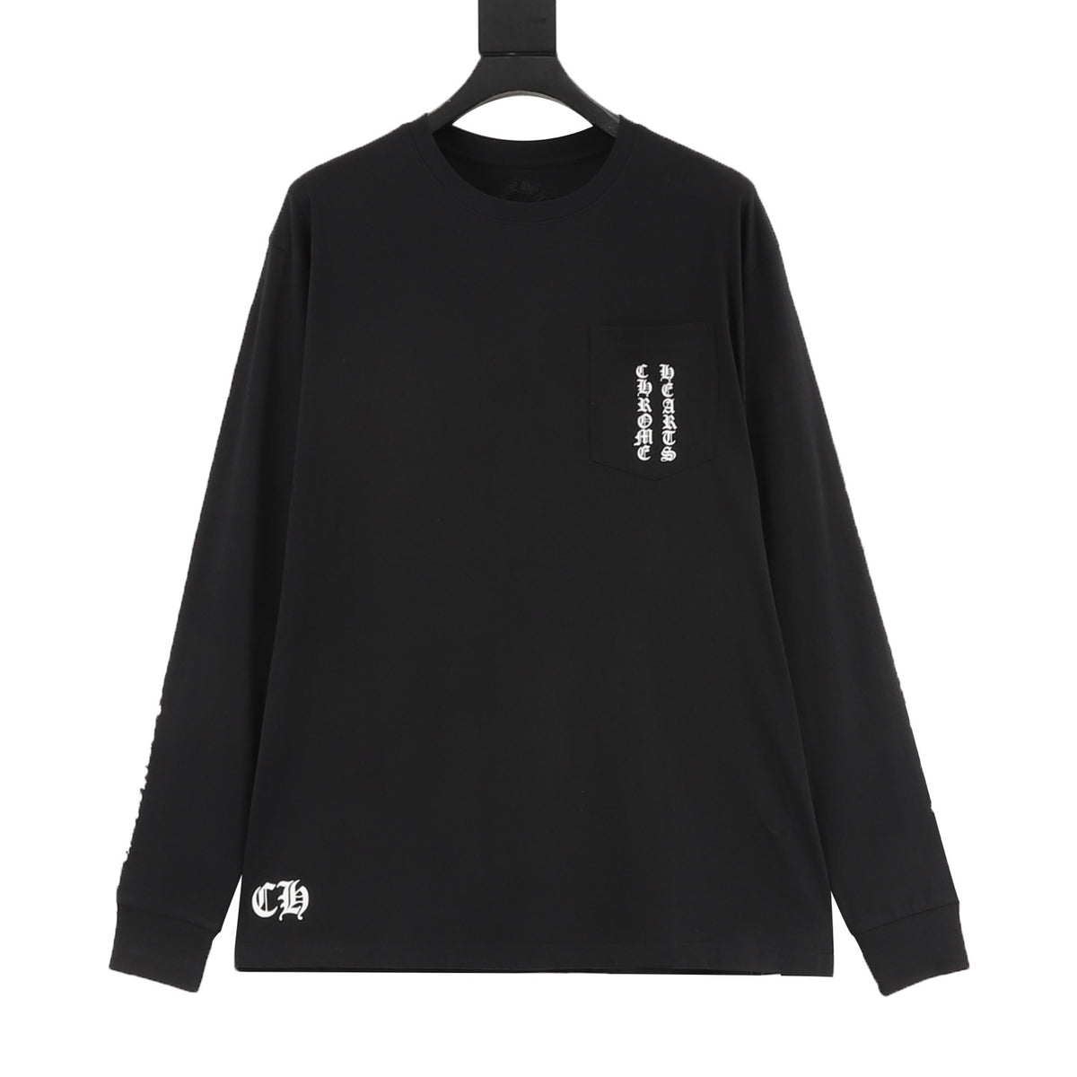 Chrome Hearts Floral Cross Print Long-Sleeve T-Shirt front view