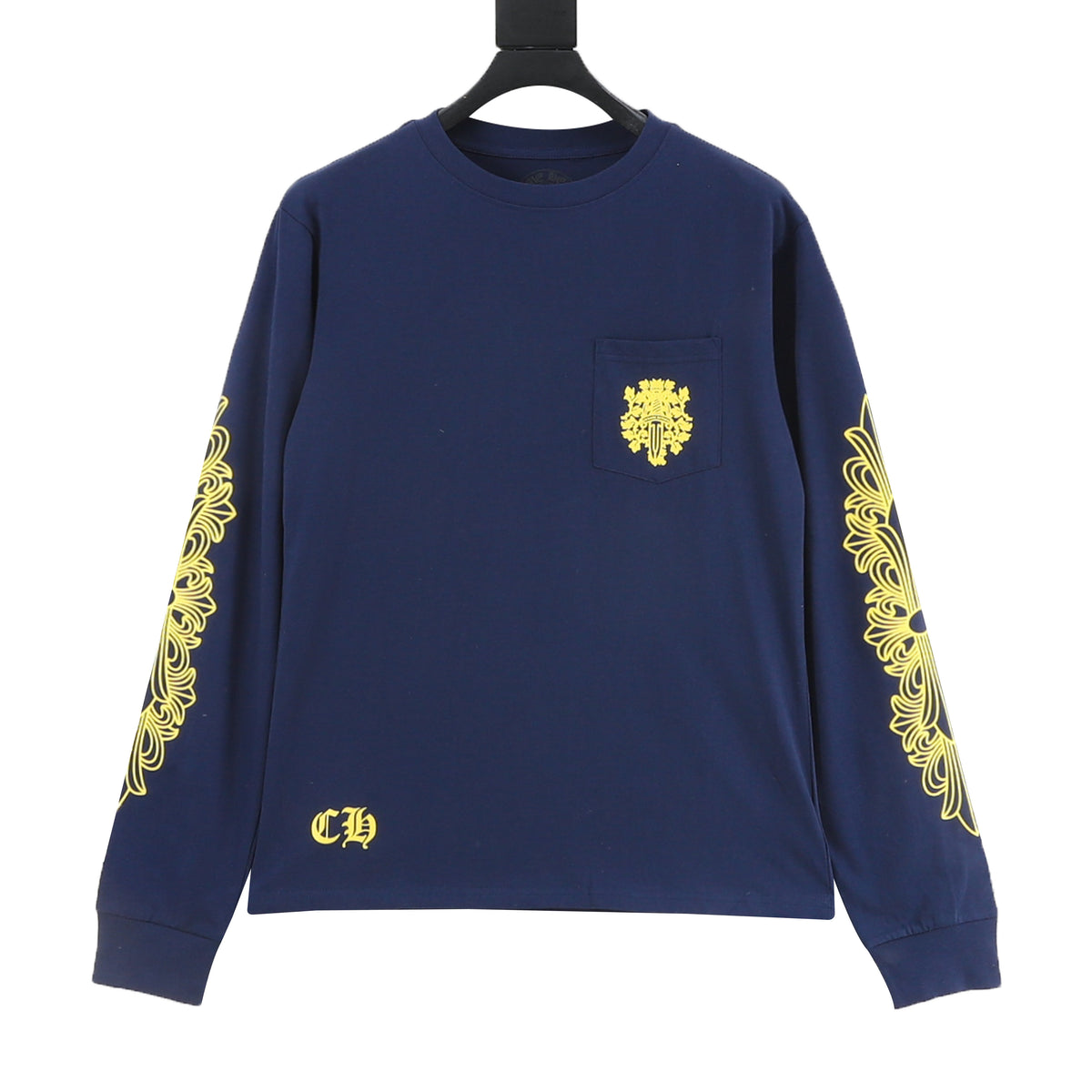 Chrome Hearts Dagger Print Long-Sleeve T-Shirt front view
